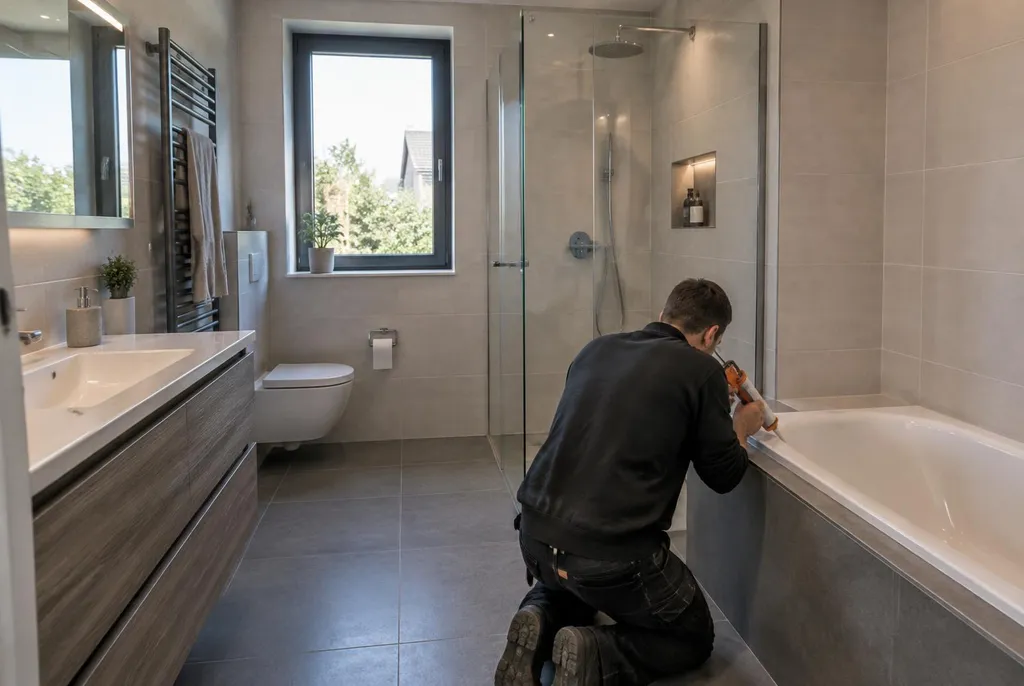 Kitbedrijf Ankeveen – badkamer kit vervangen bij de douche